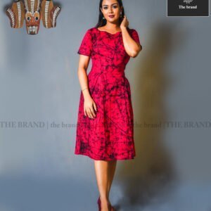 SQUARE NECK SHIFT FROCK THE BRAND