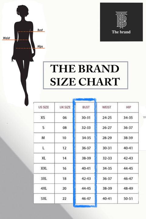 The Brand Size Chart 2